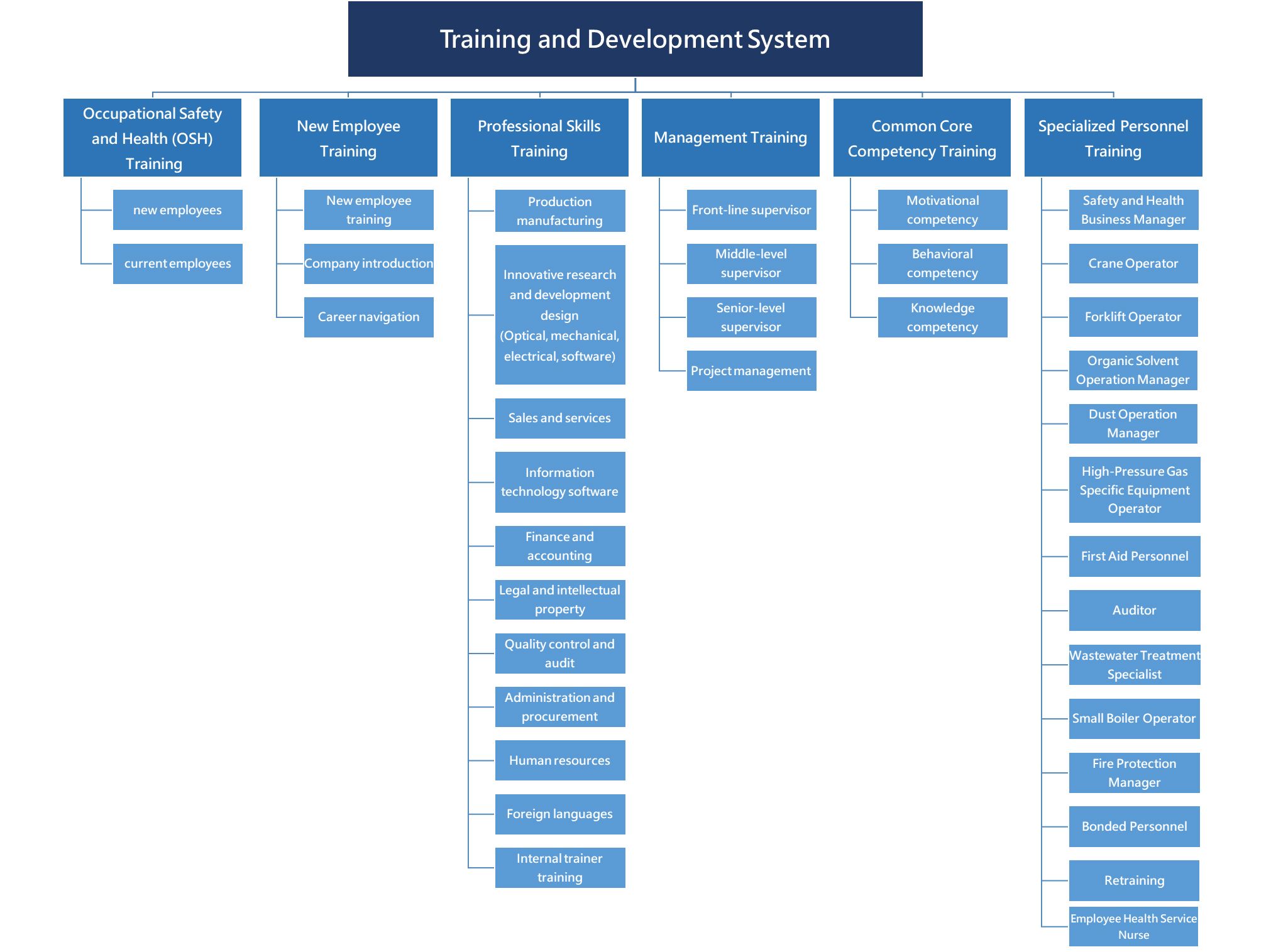 training and development system